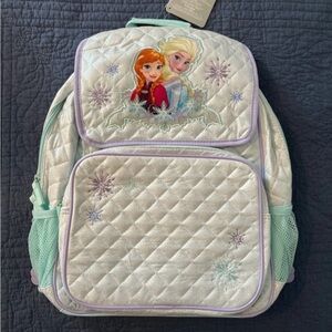 Disney Frozen Backpack with Elsa and Anna - Silver and Mint